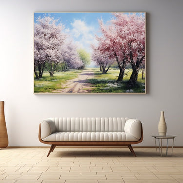 Cherry Blossom Water Painting
